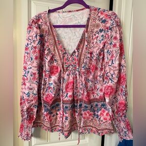 Floral Pink Women's Top